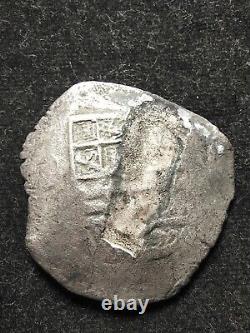 8 Reales Cob Coin, Spice Islands Shipwreck (VN Cross, N Shield, Slightly O mark)