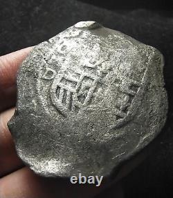 8 Reales Cob Coin, Spice Islands Shipwreck VN Cross & Shield, OMD, ET, Rectangle