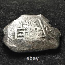 8 Reales Cob Coin, Spice Islands Shipwreck (VN Cross & Shield, mark 8)