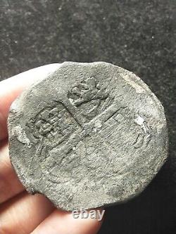 8 Reales Cob Coin, Spice Islands Shipwreck (Very Nice Cross & Shield, OMD)