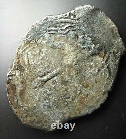 8 Reales Cob Spanish Silver Coin, Spice Islands Shipwreck (with OO mark)