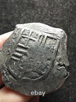 8 Reales Cob, Spice Islands Shipwreck (VN Cross & Shield, H, OMD, 8, Coral)