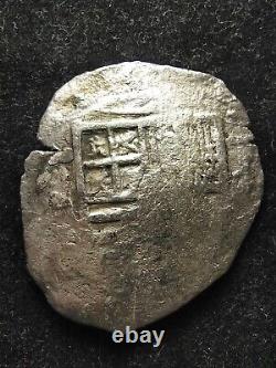8 Reales Cob Spice Islands Shipwreck (Very Nice Cross, Nice Shield, Cleaned)