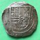 8 Reales Philip III Mexico Authentic Spanish Silver Cob Coin
