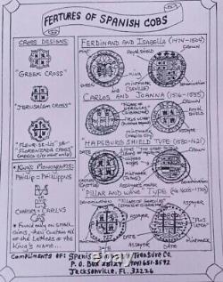 8 Reales Silver Cob Spanish Land Treasure, Charles Ii, Date Circa 1665-1705