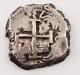 8 Reales Silver Treasure Cob Coin Dated 1739 (two visible dates) Potosi, Bolivia