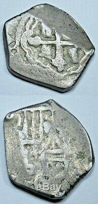8 Spanish Mexico Silver 1 Reales Walled City Hoard 1600s-1700s Cob Pirate Coins