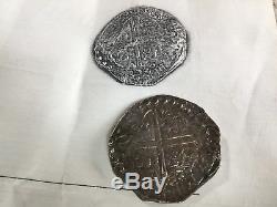90% Silver 8 Reales Spanish Coin Eight Real Potosi C1625 Colonial Cob wCOA