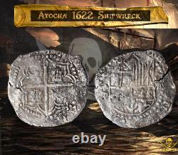 Atocha 1622 Grade 1 Bolivia 8 Reales Loot Pcgs Vf Pirate Gold Coins Silver Cob