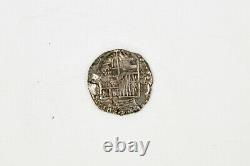 Atocha 8 Reales Grade 1 Shipwreck Coin with COA Philip III Silver Cob Potosi / T