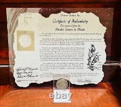 Atocha 8 Reales Silver Cob Coin Grade 4 with certificate of authenticity