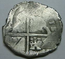 Atocha Era Spain 4 Real Cob Spanish Silver Colonial Era Genuine Coin Ancient