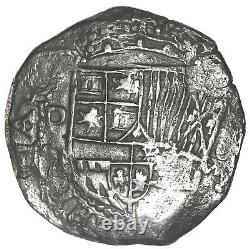 Atocha Shipwreck Potosi Bolivia cob 8 reales Philip III assayer Q Grade 1 with COA