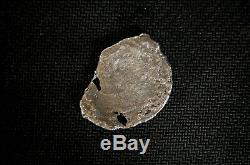 Atocha Shipwreck Potosi Silver Cob 4 Reale Coin #129, Mel Fisher Embossed COA