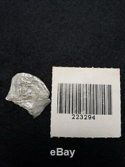 Atocha Shipwreck Potosi Silver Cob 8 Reale Coin, Mel Fisher Embossed COA #139