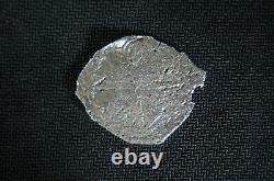 Atocha Shipwreck Potosi Silver Cob 8 Reale Coin, Mel Fisher Embossed COA #154