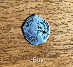 Authentic 1688 8 Reales Pillar Cob with 3 visible dates
