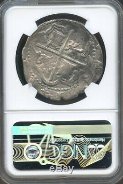 Bolivia 1574-1586 King Philip II, Cob Silver 8 Reales, NGC graded VF