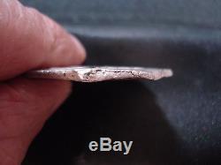 Bolivia 1677 E 8 Reales Silver Cob Genuine Piece Of Eight 2 Visible Dates 26.7gm