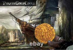 Bolivia 8 Reales 1652 Maravillas Fleet Shipwreck Treasure Pirate Gold Coins Cob