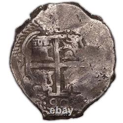 Bolivia, Coin, Carlos II, Cob 8 reales 1690, Potosi, Rare, Charles II, Silver