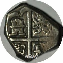 Bolivia Prior to 1652 Silver 2 Reales Cob 6.5 grams XF! -d102tcst1