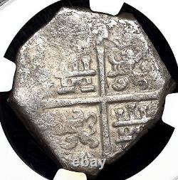COLONIAL SPAIN. Philip III, 1598-1621, Silver Cob 8 Reales, NGC XF45