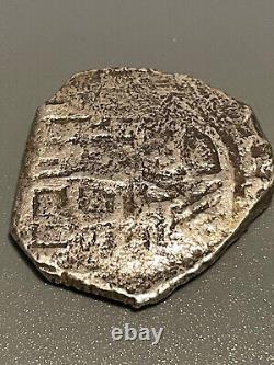 C 1640 Mexico 4 Silver Reale Cob Salvaged Concepcion bought from Andy Singer