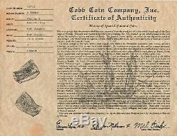 Cobb Coin Company Mel Fisher 1715 Fleet Cannon Shipwreck 1700s 8 Reales Cob Coin