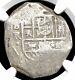 Colonial Era Spain. Philip IV, 1621-1667. Silver Cob 8 Reales, Seville, NGC XF40
