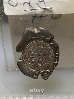 Costa Rica Counterstamp 1846 on Spanish COB Central American Republic 2 Reales