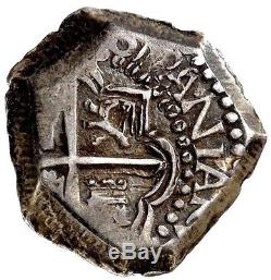 ¡¡ Extremely Rare! Cob 2 Reales Of Philip Iv. Year 1659. Assayer V