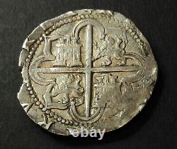Lovely Pirate Treasure Cob & Spanish colonial coin Philip II Silver 4 Reales ND