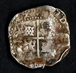 Lovely Pirate Treasure cob & Spanish Colonial Silver 8 reales Potosi FR /TR 1642