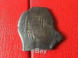 MEXICO SPAIN Colonial 8 REAL Cob Nice condition