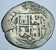 Mexico 1500s 1 Reales Charles And Johanna Antique Spanish Silver Pirate Cob Coin