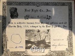 Mexico 8 Reales 1715 Fleet Shipwreck Real 8 Coa! Pirate Gold Coins Treasure Cob