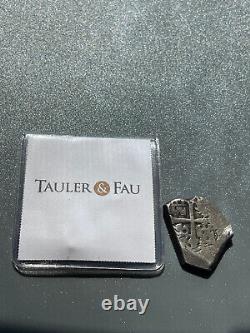 Mexico Silver 4 Reales Cob W. 10.29 Philip V bought Tauler & Fau Auc 126 Lot 524