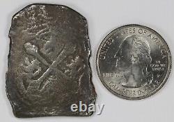 Mexico Silver 8 Reales Cob Spanish Silver Colonial Shipwreck Coin
