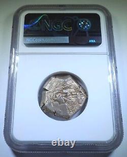 NGC AU-55 1769 Spanish Bolivia Silver 4 Reales Colonial 1700's Pirate Cob Coin
