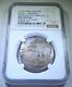 NGC BU 1400s-1500s Spanish Silver 4 Reales Ferdinand Isabella Columbus Cob Coin