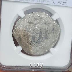 NGC Betsy Shipwreck (1778) Granada 4 Reals Cob Dated 1613, Beach Find from 2021