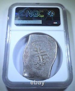 NGC VF-25 1700-33 Mexico Silver 8 Reales 1700's Spanish Colonial Dollar Cob Coin