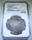 NGC XF 1650 Capitana Shipwreck Bolivia Silver 8 Reales Spanish Colonial Cob Coin