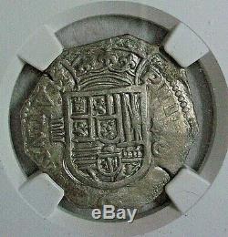 Nd (1556-1598) Mg Spain Felipe II Cob 4 Reales Au-details L@@k