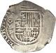 Nd (1607-1614) Mo-f Mexico Felipe III Silver Cob 4 Reales Ngc Vf-details