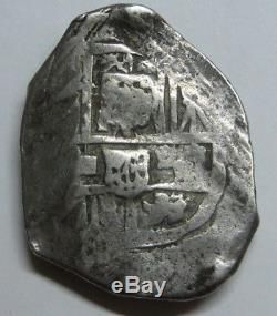 Philip 8 Real Cob Era Atocha Spain Peninsular Mint Spanish Colonial Silver Coin