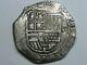 Philip II 8 Real Cob Toledo Spain Assayer M Spanish Colonial Silver Coin