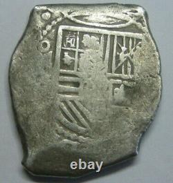 Philip IV 8 Real Cob Mexico Era Atocha Spanish Dollar Colonial Era Silver Cob