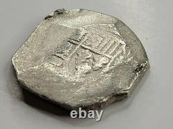 Philip V AR Cob 8 Reales. Possibly Mexico City Mint. 1700-1746 AD